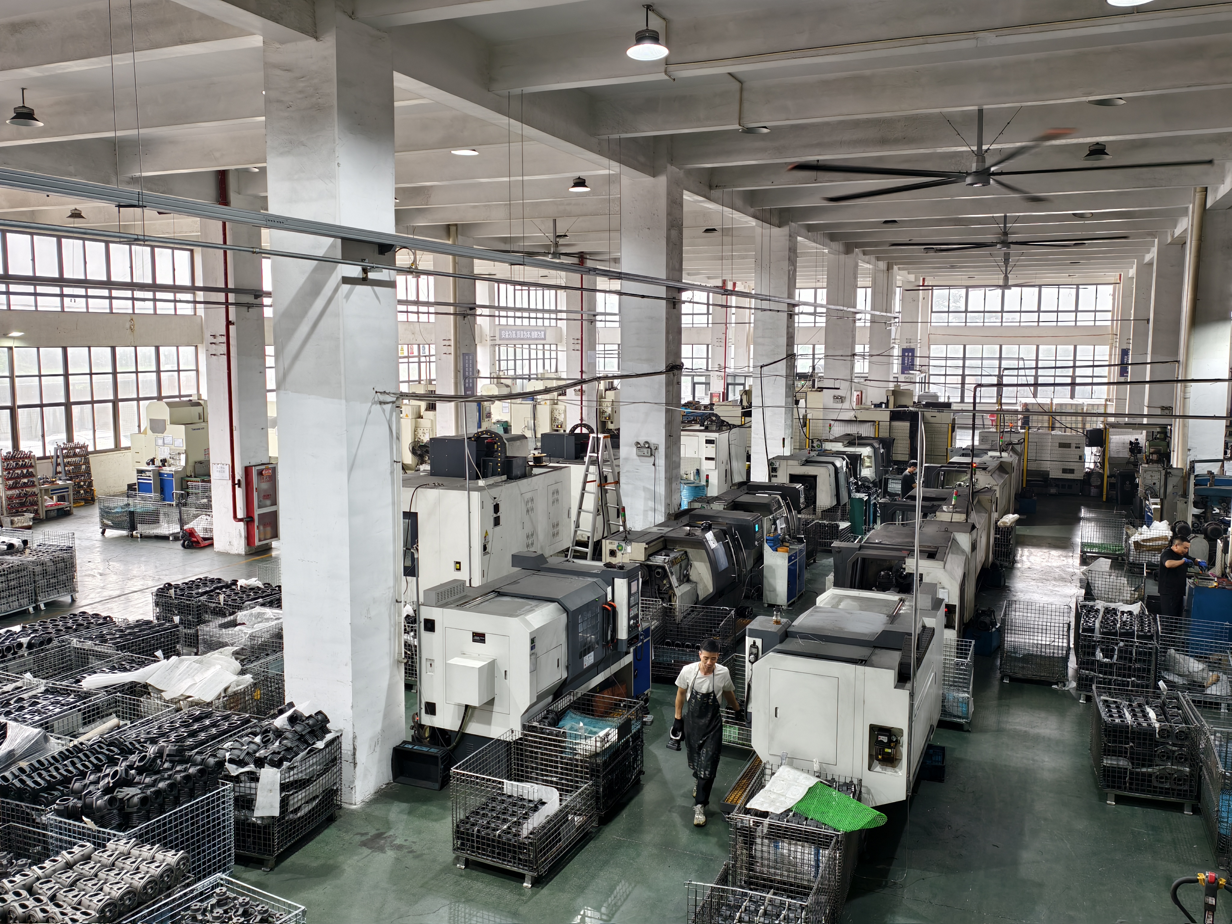 BUENAIR workshop machining equipment for compressor parts
