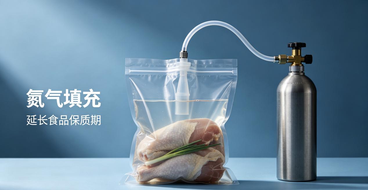 food safety high pressure gas packaging and nozzle cleaning application
