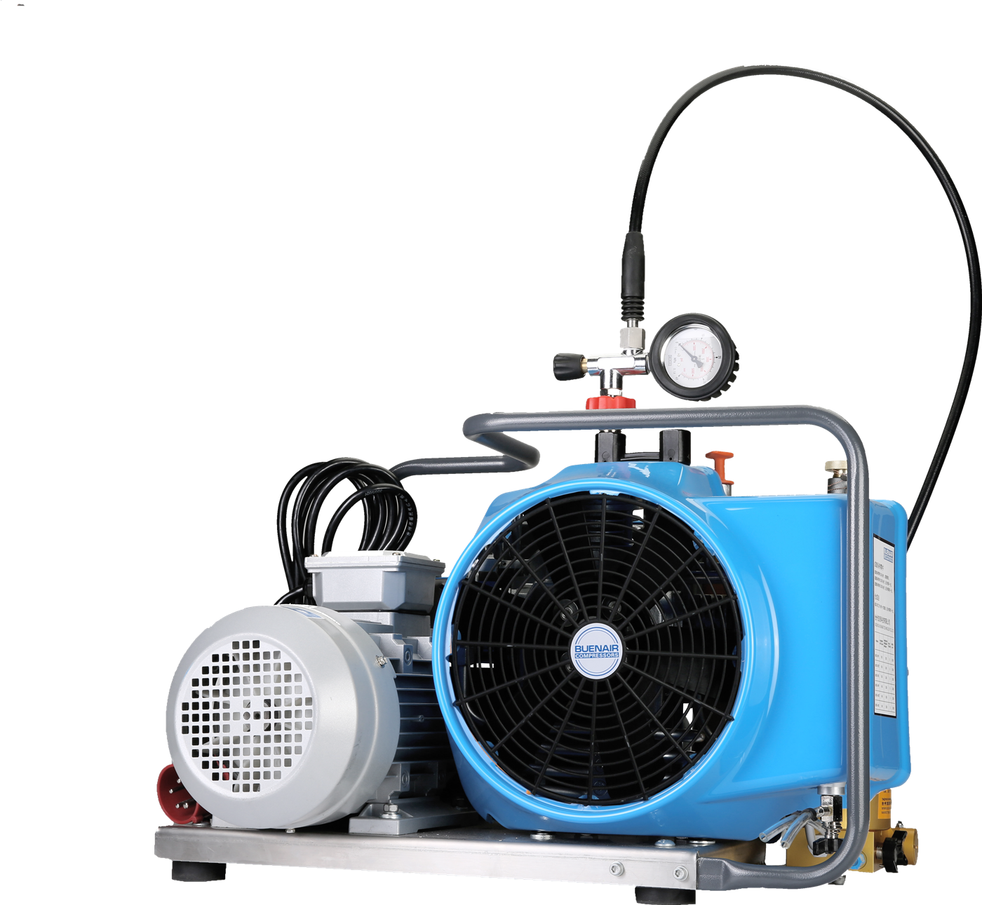 B10H10 OEM portable breathing air compressor front view