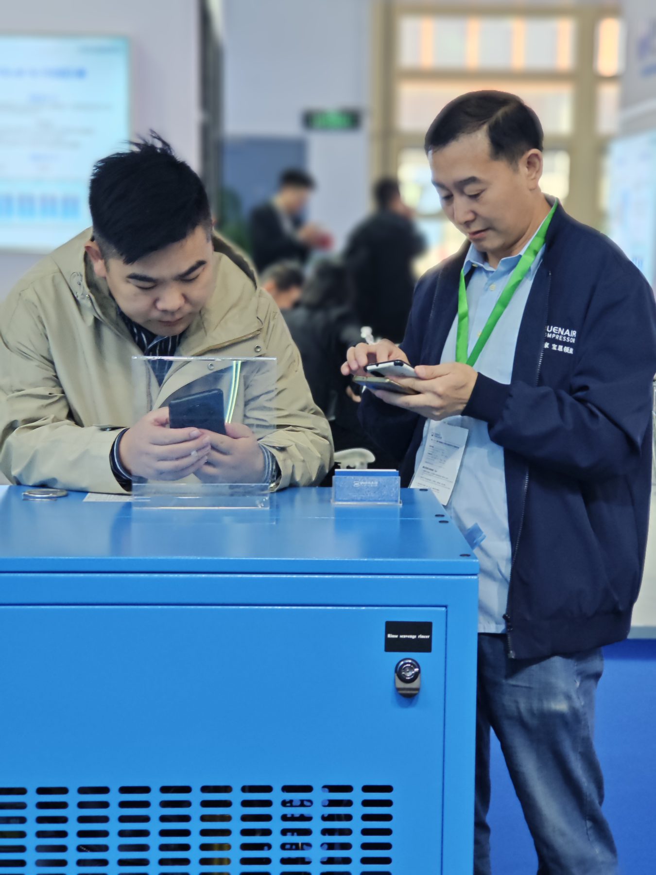 BUENAIR compressor exhibition booth